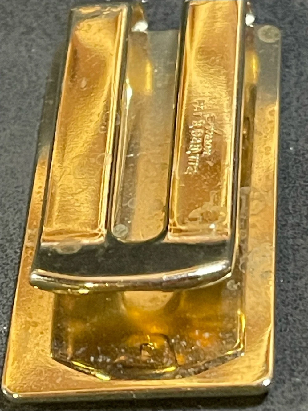 “Unengraved” Vintage Anson MCM Money Clip/ Patent #3,049,772 / Dual Retention